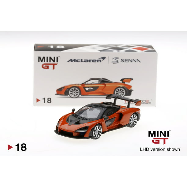 MINI GT 1:64 McLaren Senna Onyx Black RHD/LHD TSM Model Diecast Model Car